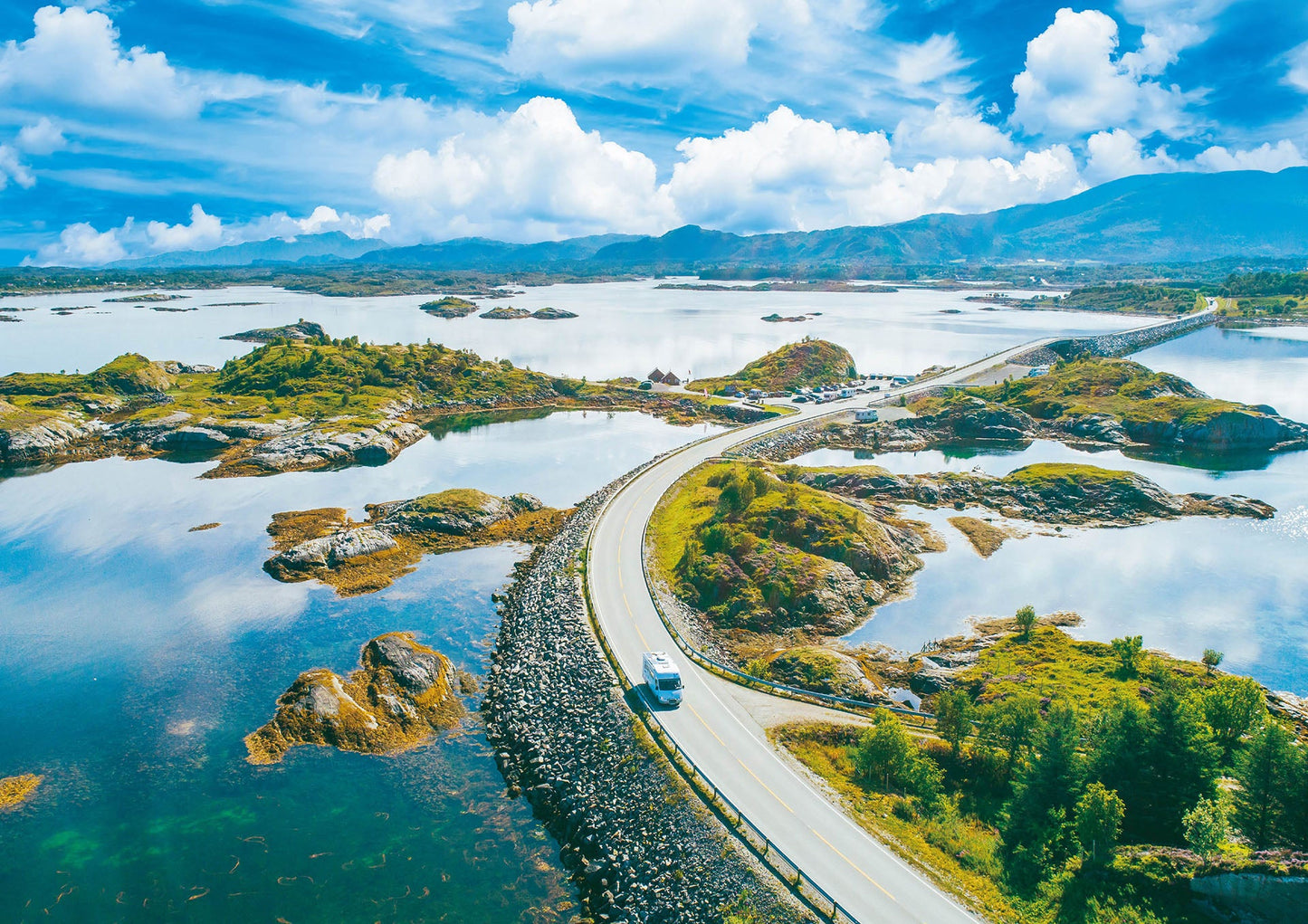 Atlanterhavsveien puslespill - 1000 brikker