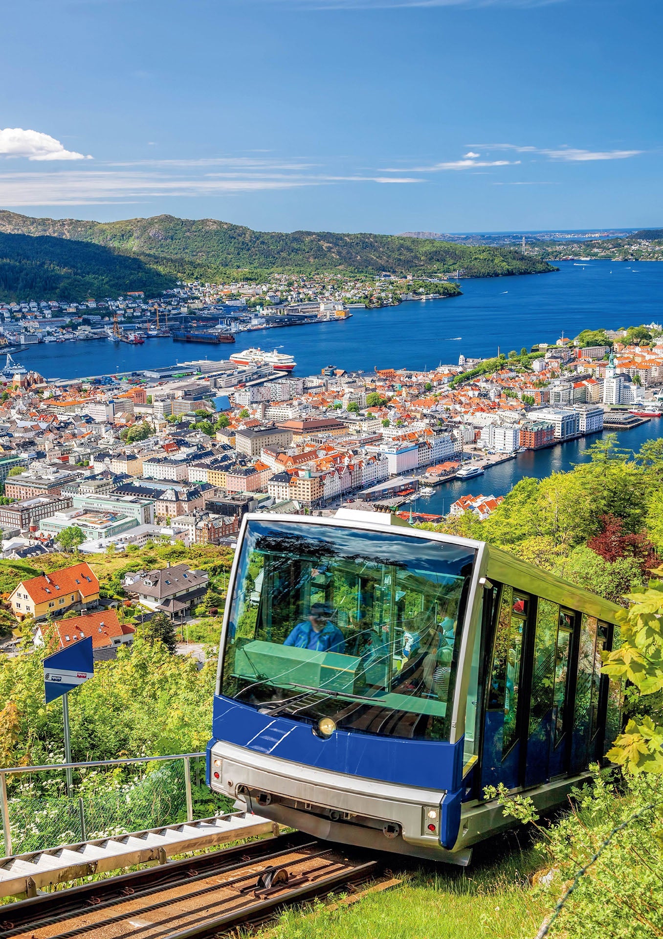 Bergen, Fløibanen puslespill - 1000 brikker