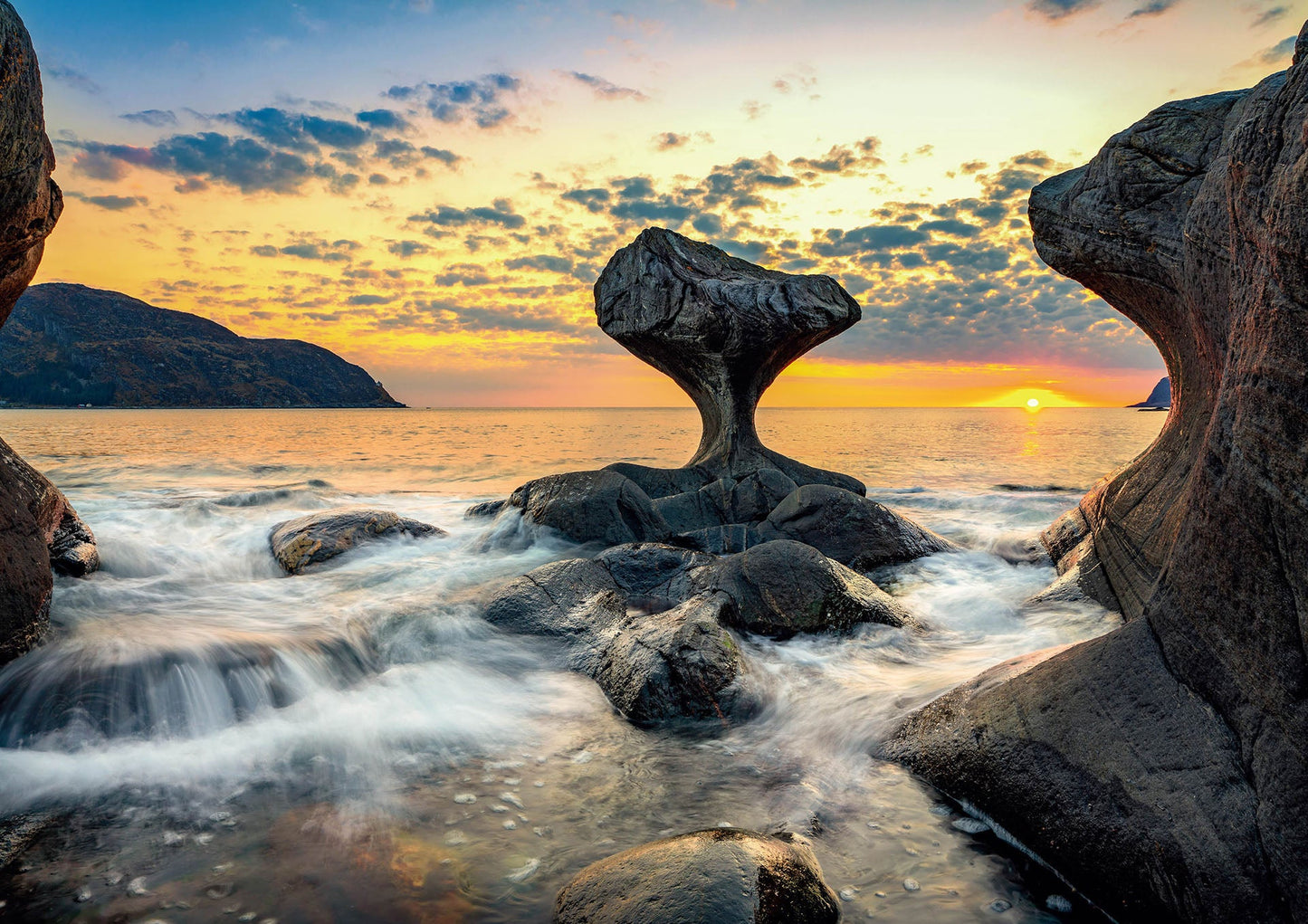 Kannesteinen puslespill - 1000 brikker