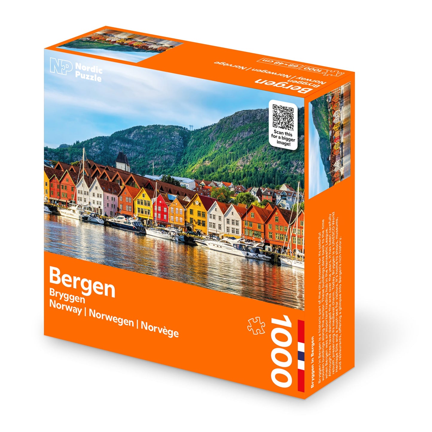 Bryggen, Bergen - 1000 brikker