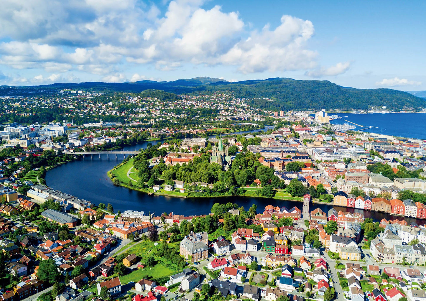 Trondheim puslespill - 1000 brikker