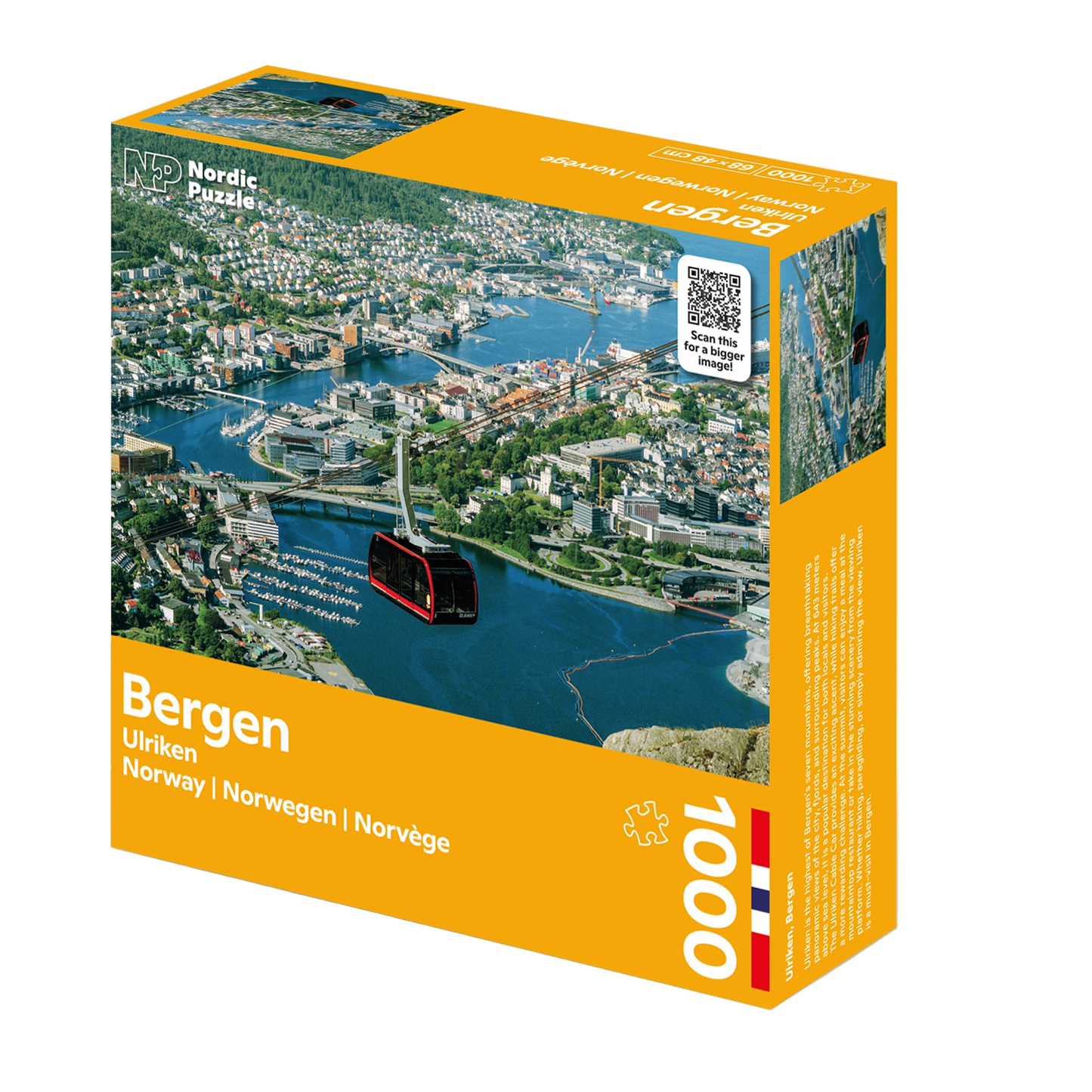 Ulriken puslespill - 1000 brikker