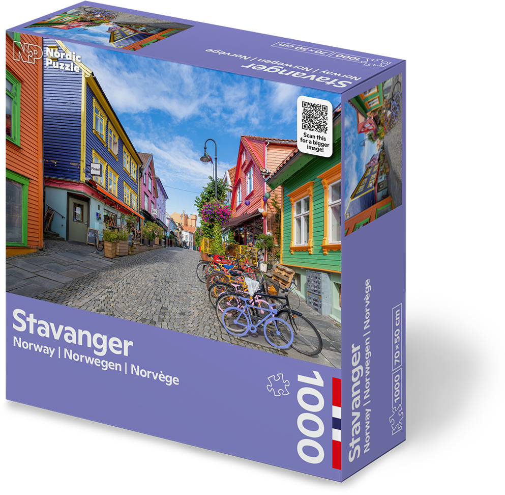 Nordic Puzzle Stavanger puslespill 1000 brikker