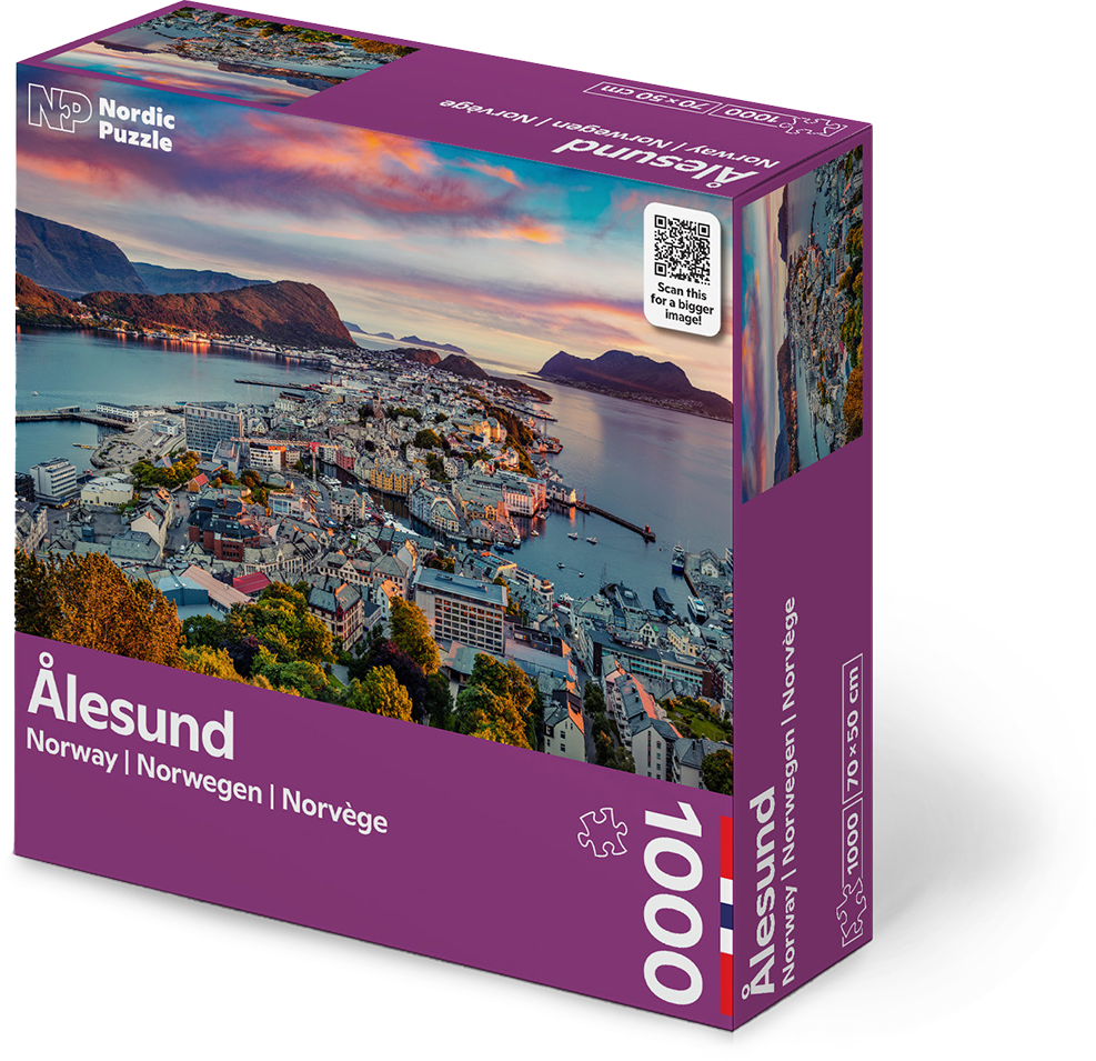 Nordic Puzzle Fjellstua Ålesund puslespill 1000 brikker