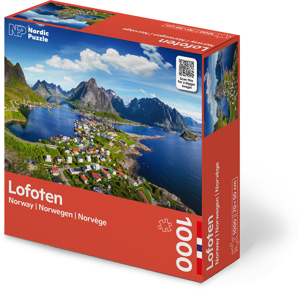 Nordic Puzzle Lofoten puslespill 1000 brikker