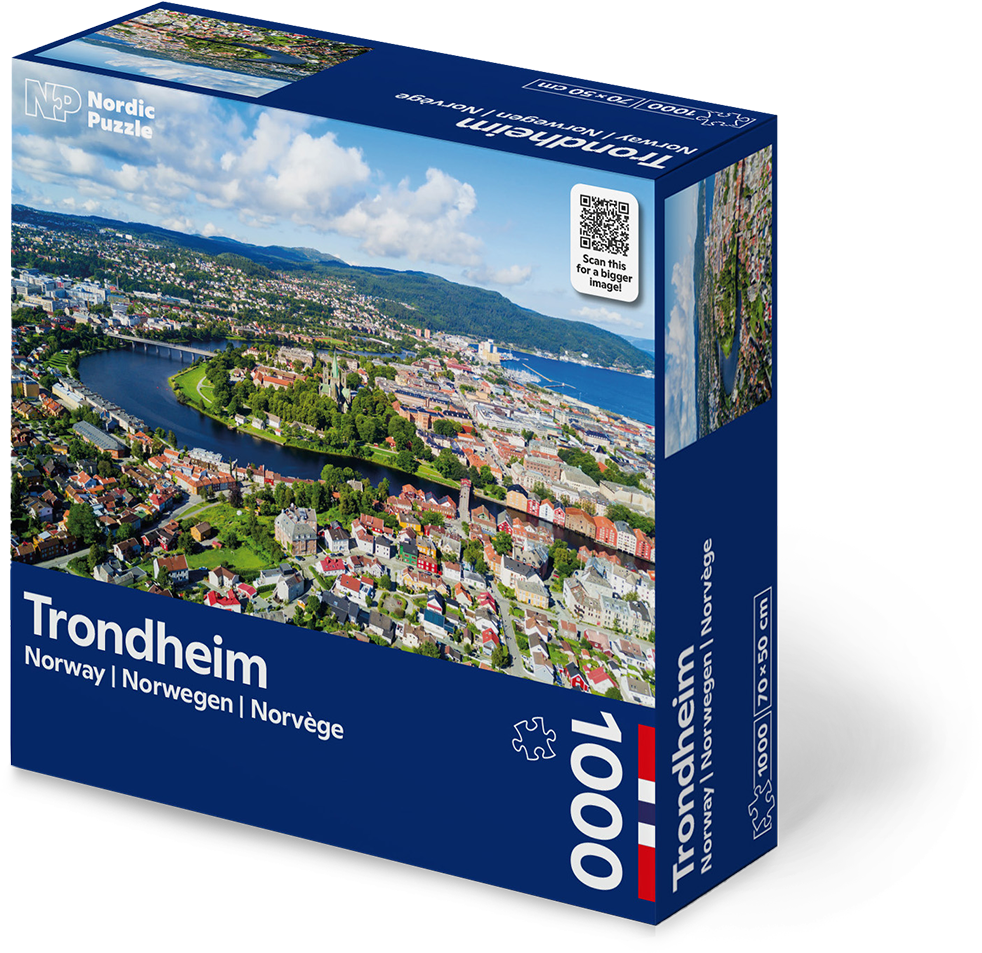 Nordic Puzzle Trondheim puslespill 1000 brikker