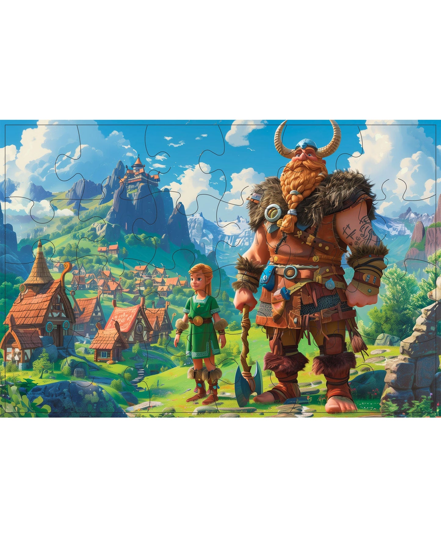 Puzzle Children 2x24 pieces - Vikings