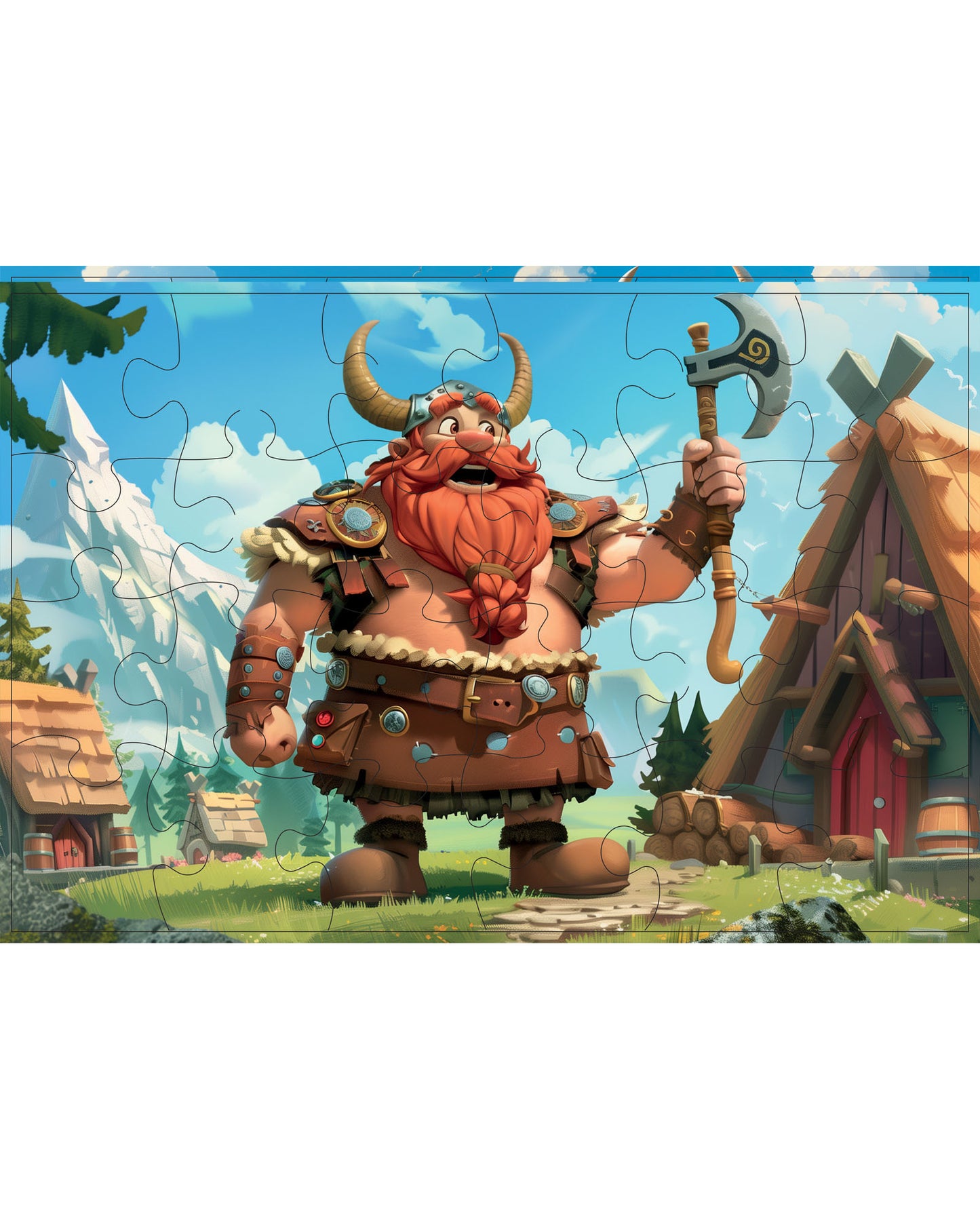 Puzzle Children 2x24 pieces - Vikinger