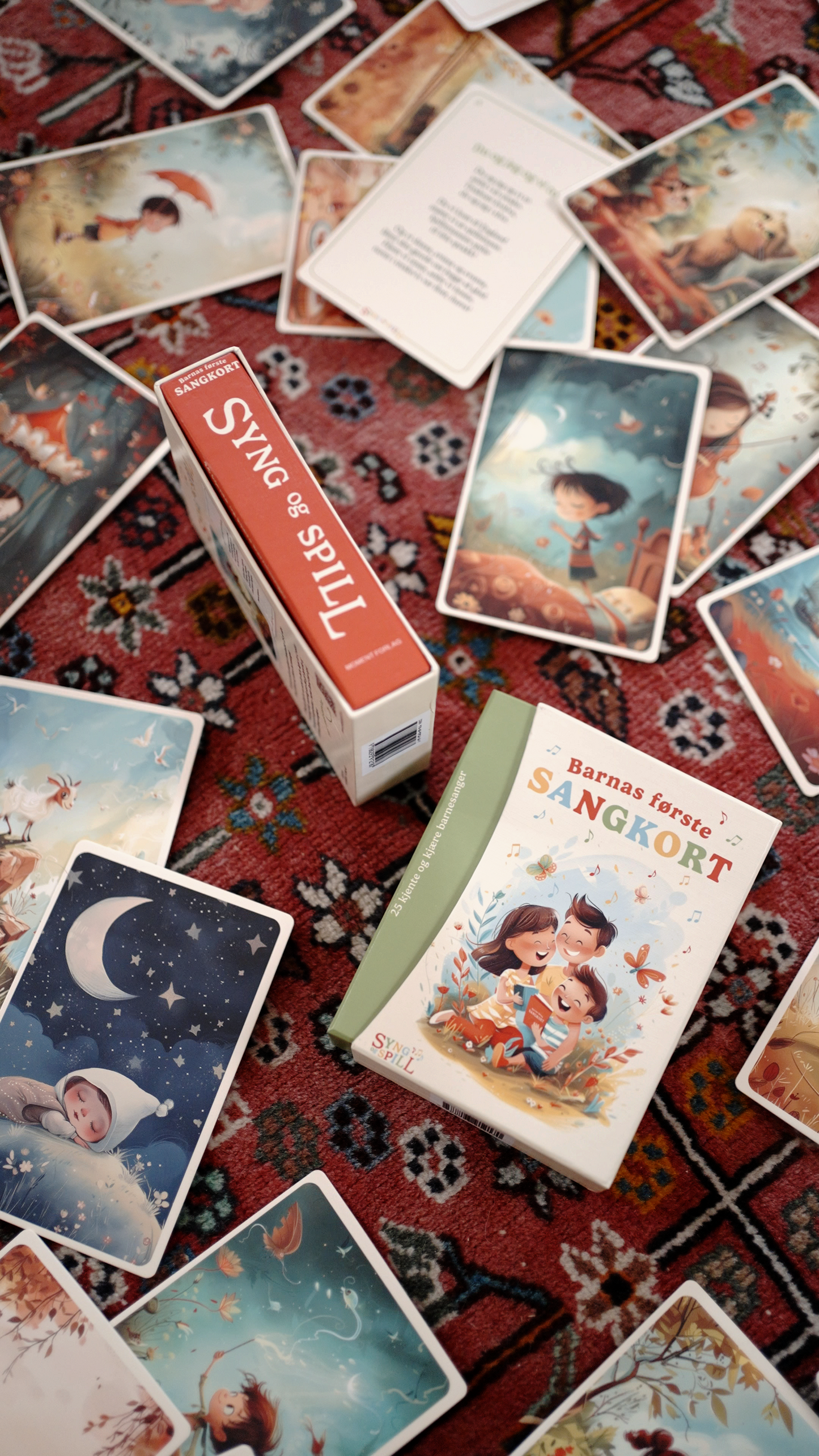 Barnas første sangkort - Syng og Spill