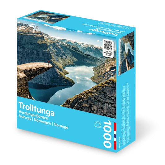 Nordic Puzzle Trolltunga puslespill 1000 brikker
