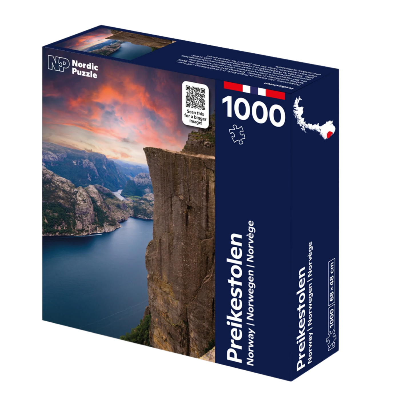 Nordic Puzzle preikestolen puslespill 1000 biter