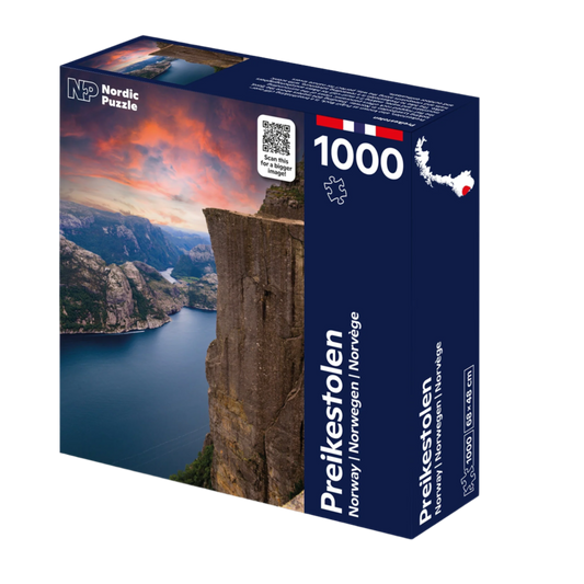 Nordic Puzzle preikestolen puslespill 1000 biter