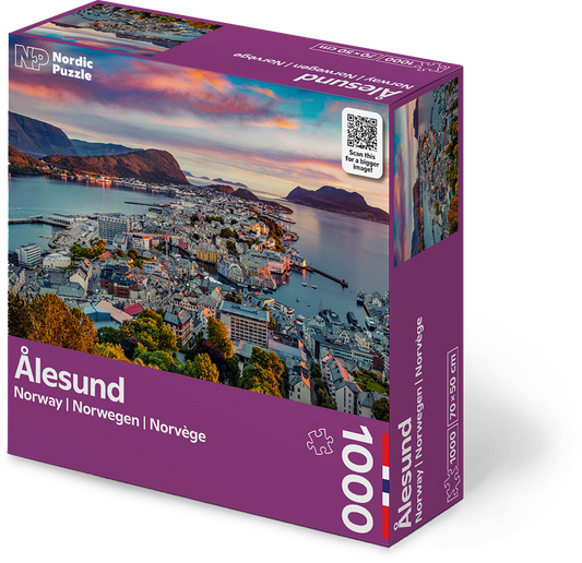 Nordic Puzzle Fjellstua Ålesund puslespill 1000 brikker