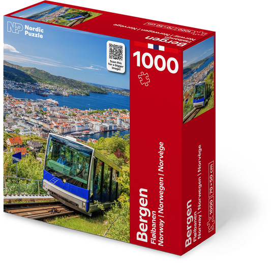 Nordic Puzzle Bergen, Fløibanen puslespill 1000 brikker