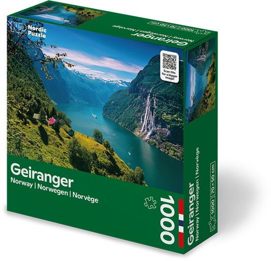 Nordic Puzzle Geiranger puslespill 1000 brikker