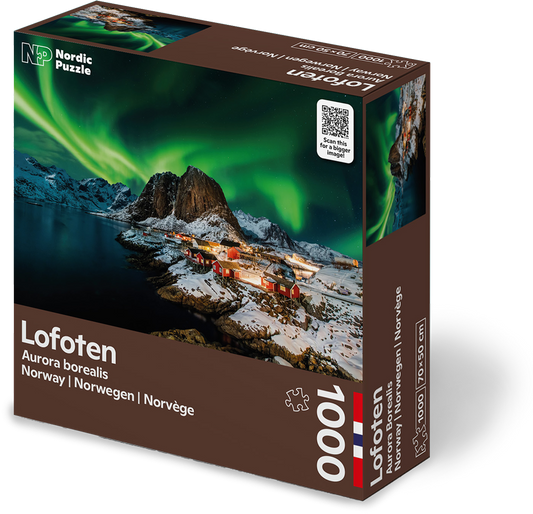 Nordic Puzzle Lofoten Hamnøy puslespill 1000 brikker