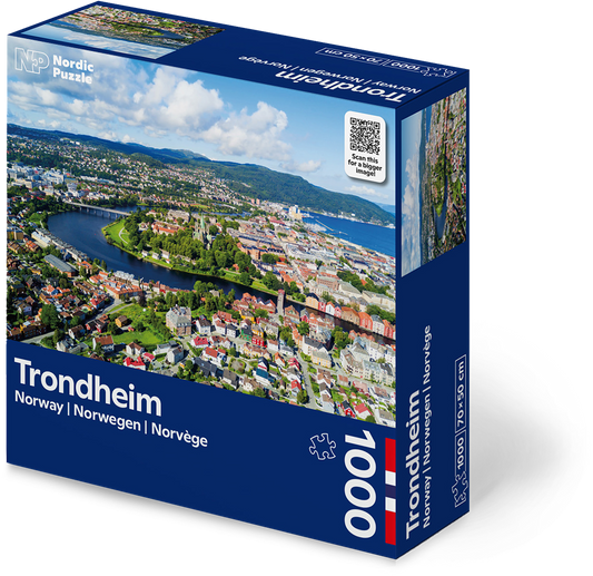 Nordic Puzzle Trondheim puslespill 1000 brikker