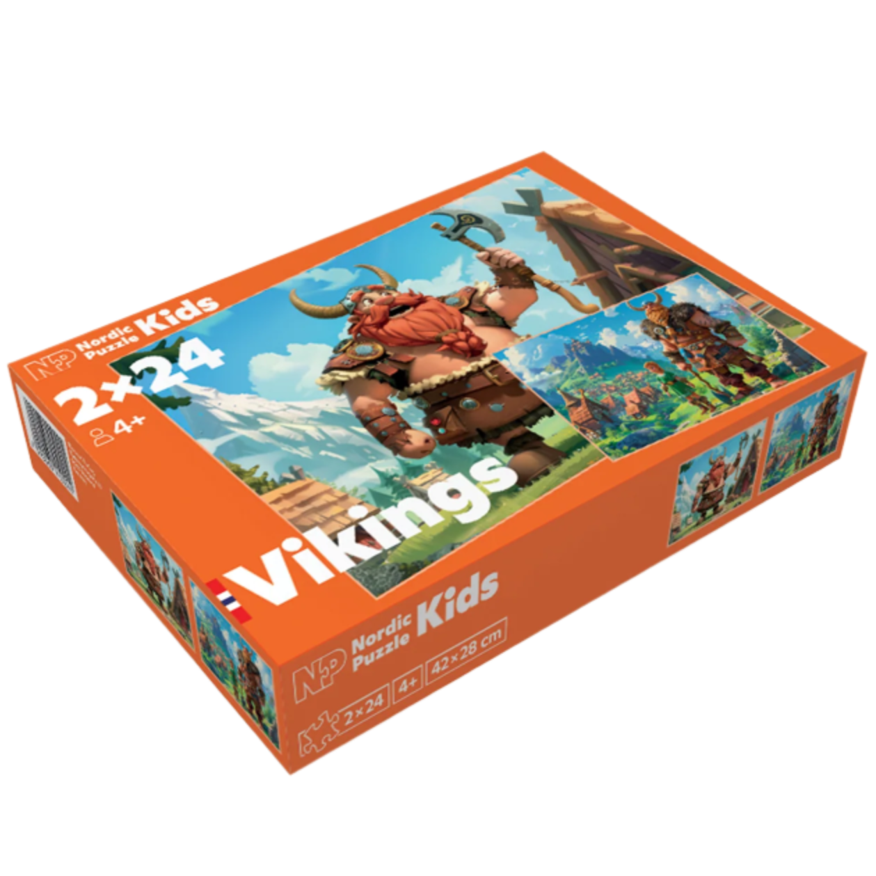 Puzzle Children 2x24 pieces - Vikinger