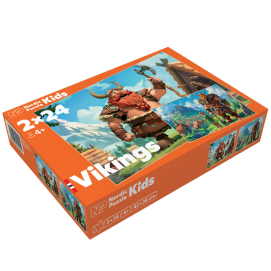 Puzzle Children 2x24 pieces - Vikinger
