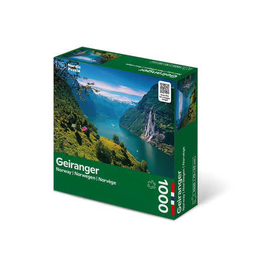 Puzzle 1000 pieces - Geiranger, Norway