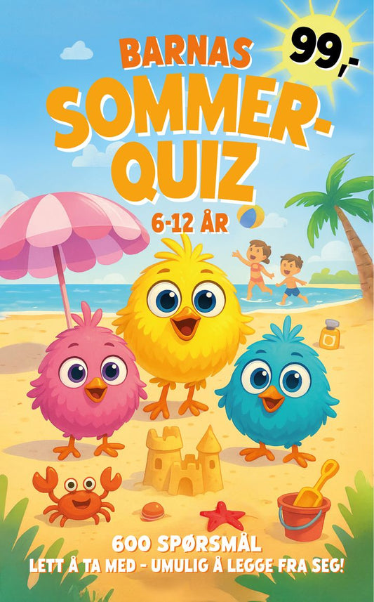 Barnas sommerquiz 2025, omslag