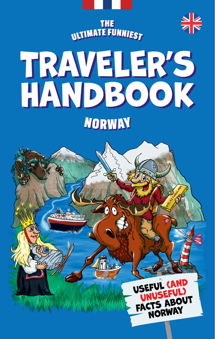 The Ultimate Funniest Travellers Handbook 2025, omslag