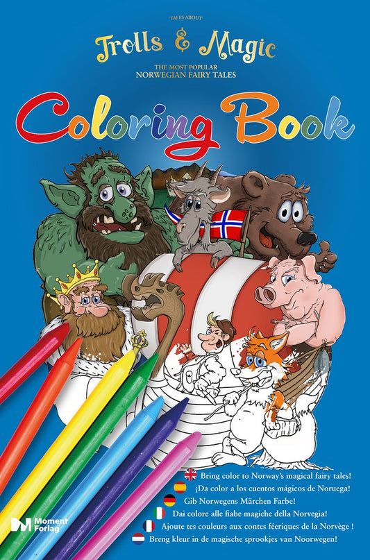 Trolls and Magic - Coloring book, omslag