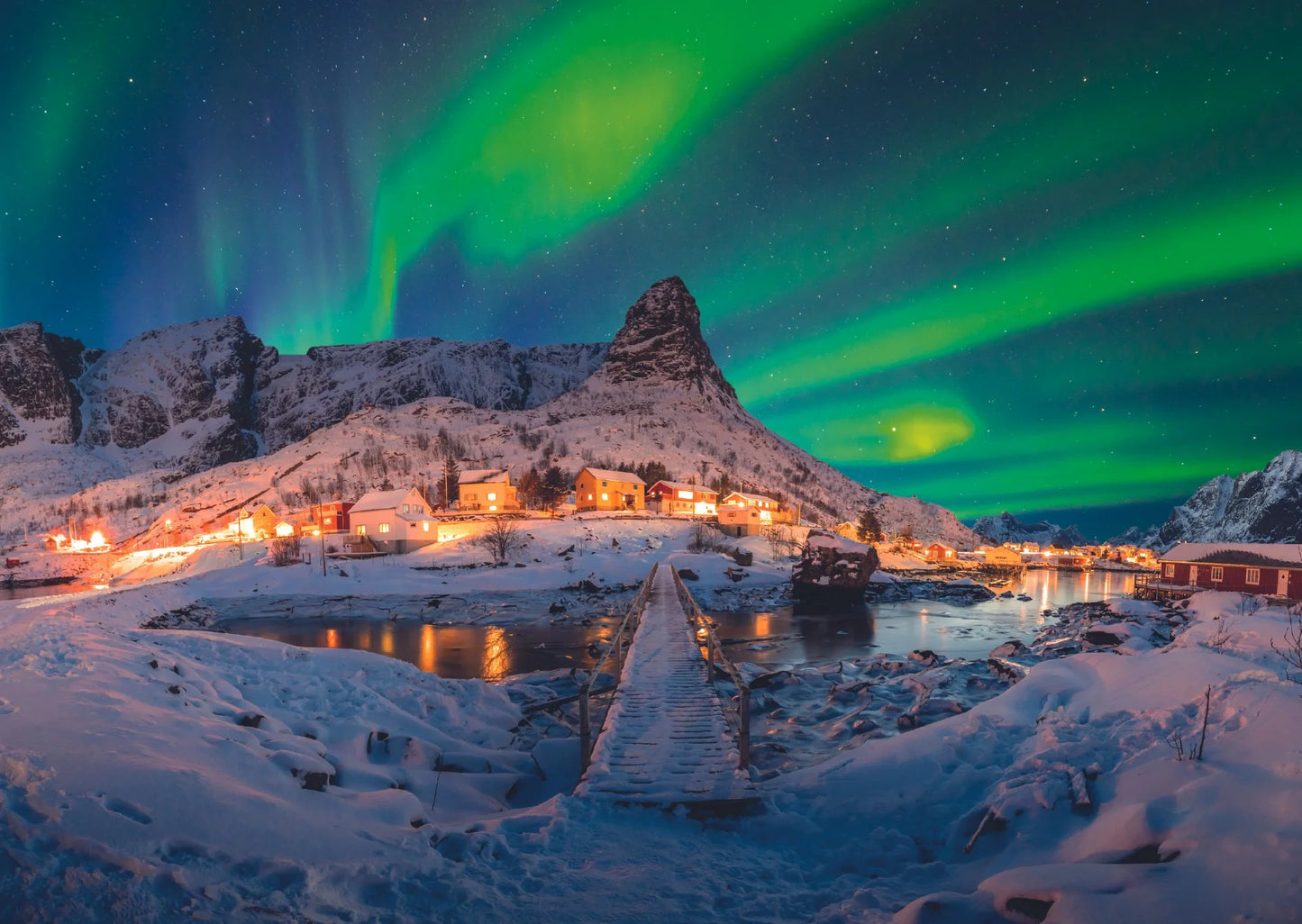 Hammarskaftet over Reine i Lofoten — motivet i full størrelse