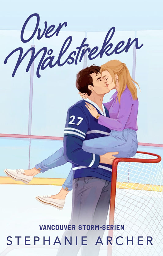 Over målstreken — omslag